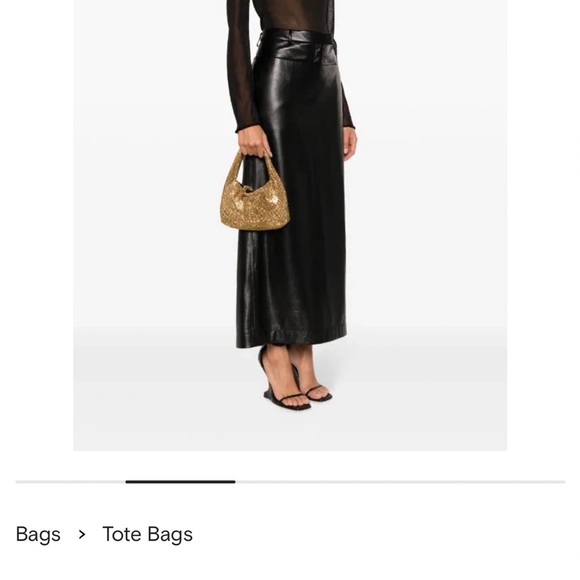 KARA Mini Armpit Crystal Mesh Bag New 23FW Full Set - Picture 10 of 10